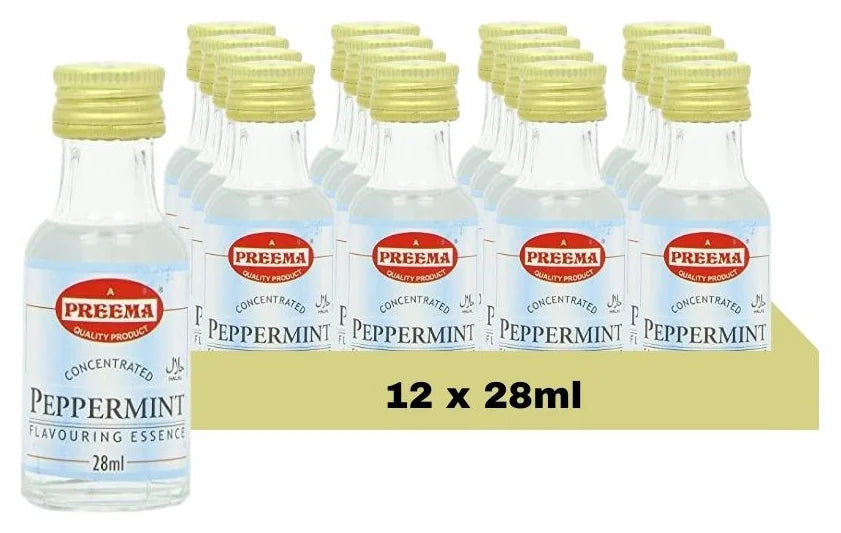 Preema Peppermint Flavouring Essence 28ML (Case of 12)