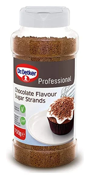Dr Oetker Chocolate Flavoured Strands 700G (Case of 6)