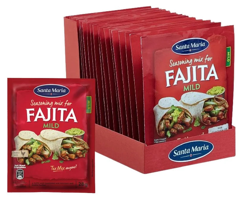 Santa Maria Fajita Mild Seasoning Mix 28G (Case of 20)