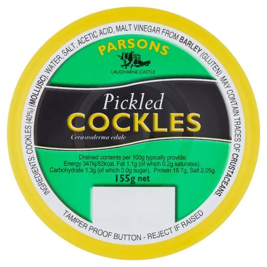Parsons Premium Cockles Jar 155G (Case of 12)