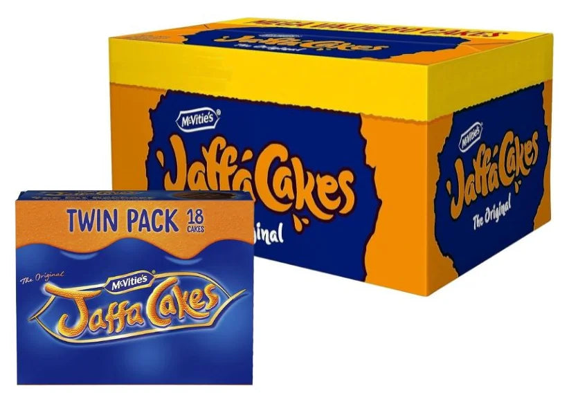 Mcvities Jaffa Cakes Original 18 Pack (Case of 9) **Expiry August 2024**
