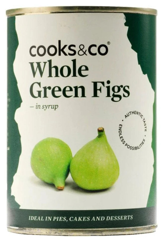 Cooks&Co Green Figs In Syrup 410G (Case of 6)