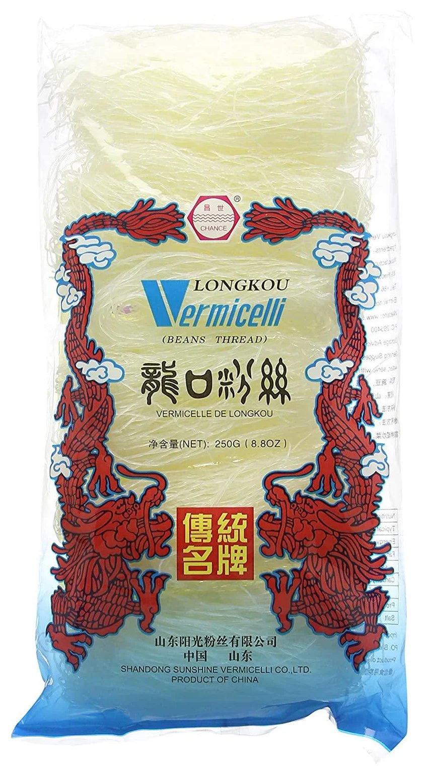 Longkou Mung Bean Vermicelli - Yuanbao Style 250G - World Food Shop