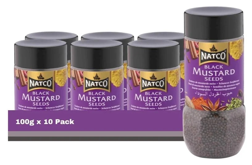 Natco Mustard Seeds Black Jars 100G (Case of 10)