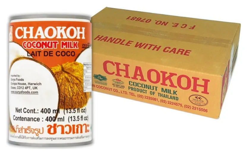 Chaokoh Coconut Milk 400ml (Case of 24)