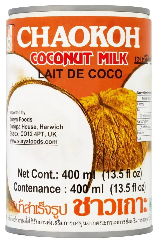 Chaokoh Coconut Milk 400ml (Case of 24)