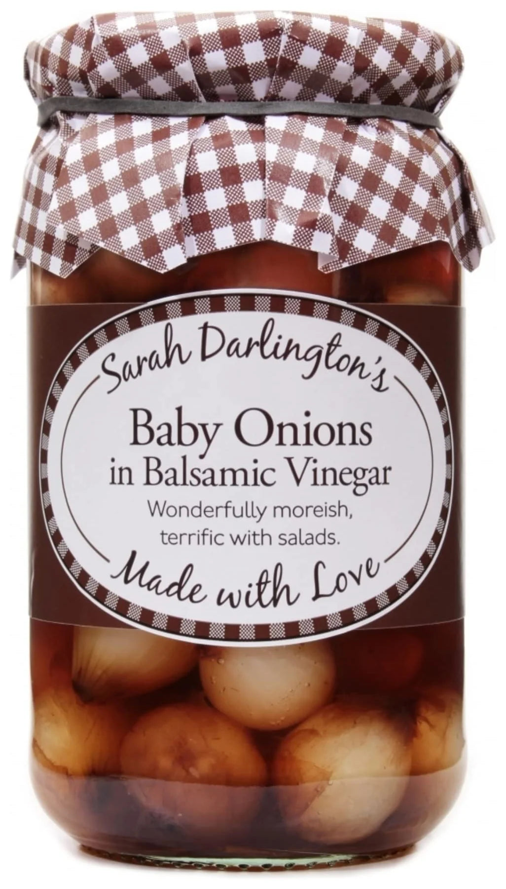 Mrs Darlington Pickled Baby Onions, Balsamic Vinegar 450G