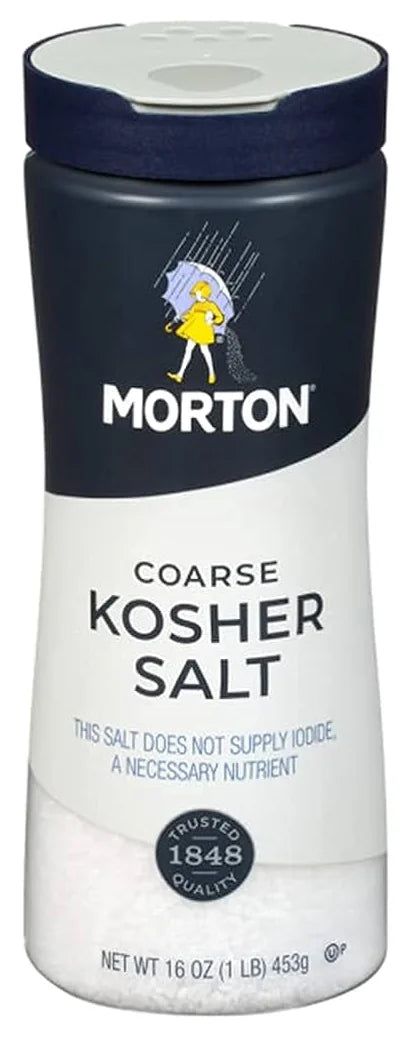 Morton Coarse Kosher Salt 16oz (453G)