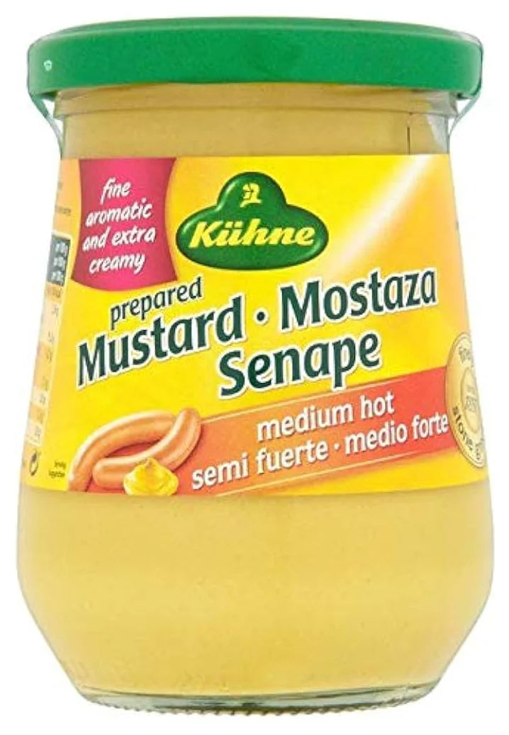 Kuhne Medium Hot Mustard 250ML (Case of 10)