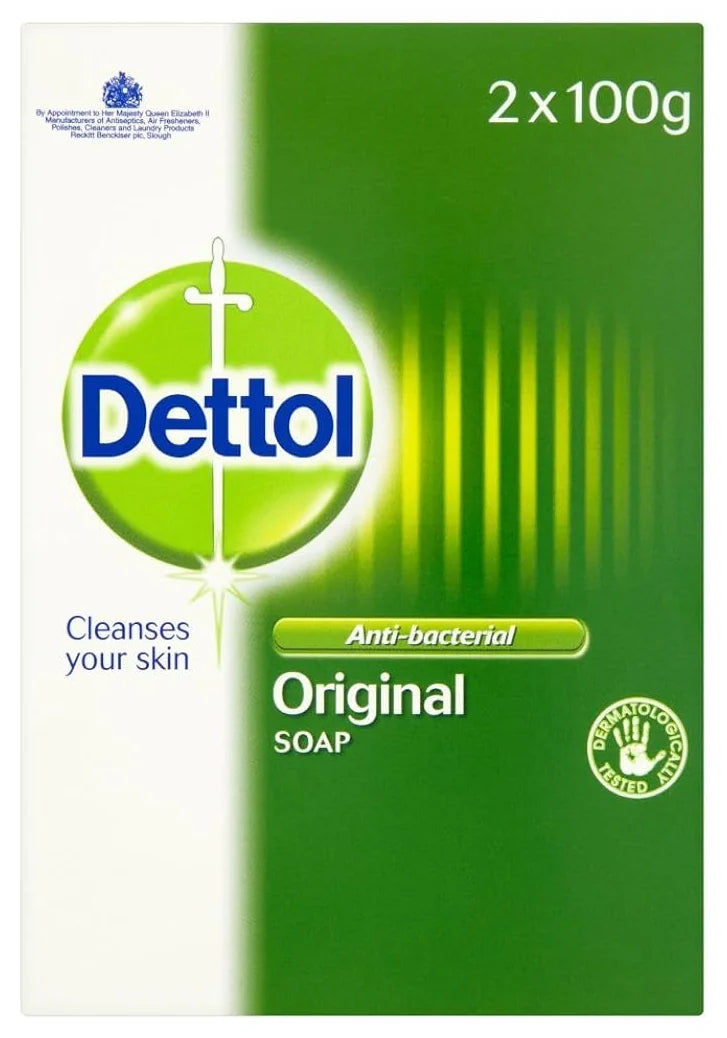 Dettol Bar Soap Original 2x100G