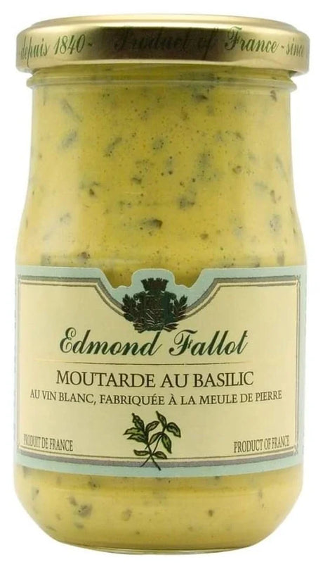 Fallot Dijon Mustard With Basil 205G (Case of 12)