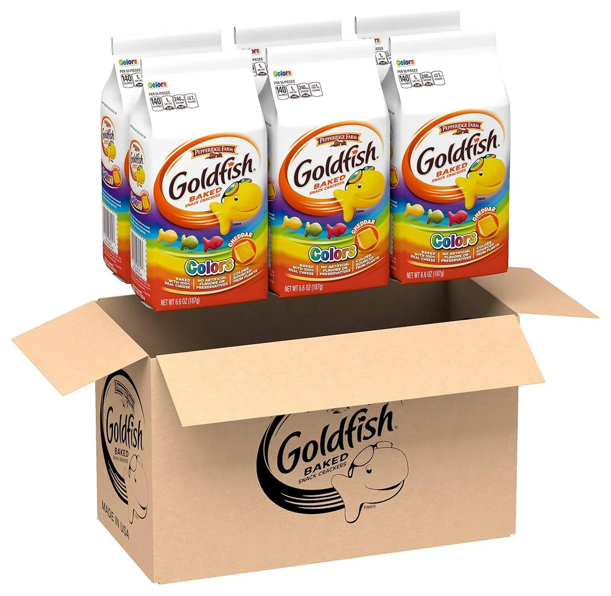 Goldfish Crackers Colors 6.6oz (Case of 24)