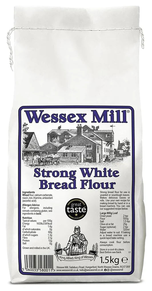 Wessex Mill Flour - Strong White Bread 1.5KG