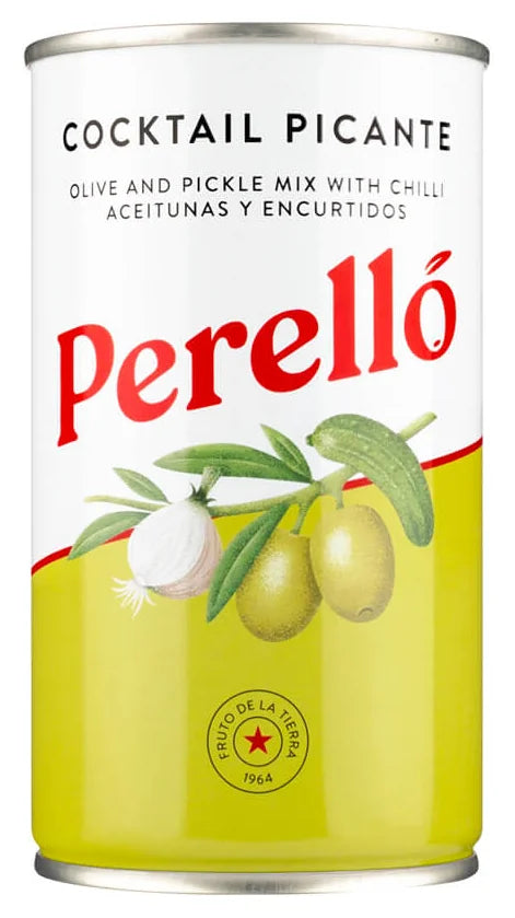 Perello Olive and Pickle Cocktail Mix Tin 180g