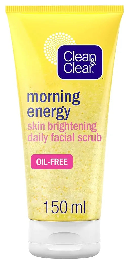 Clean & Clear Brightening Morning Energy Facial Scrub Skin 150ML