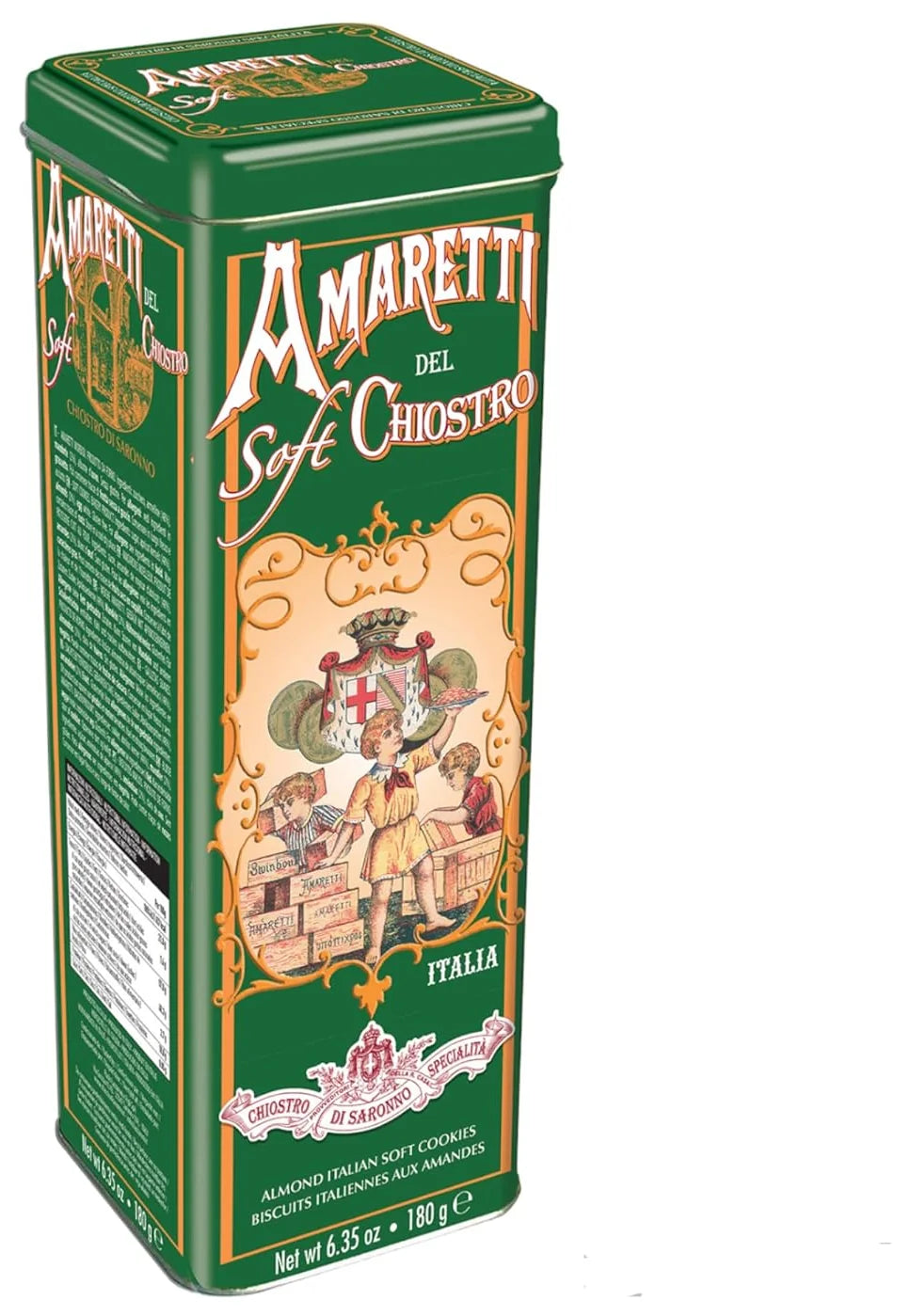 Amaretti Soft Chiostro In Tower Gift Tin 180G
