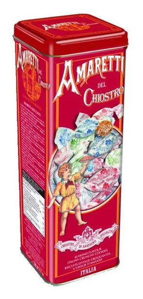 Amaretti Chiostro Crunchy in Tall Tin 175G