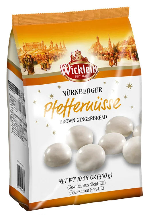 Wicklein Pfeffernusse Sugar Candy Coated German Cookies 300G