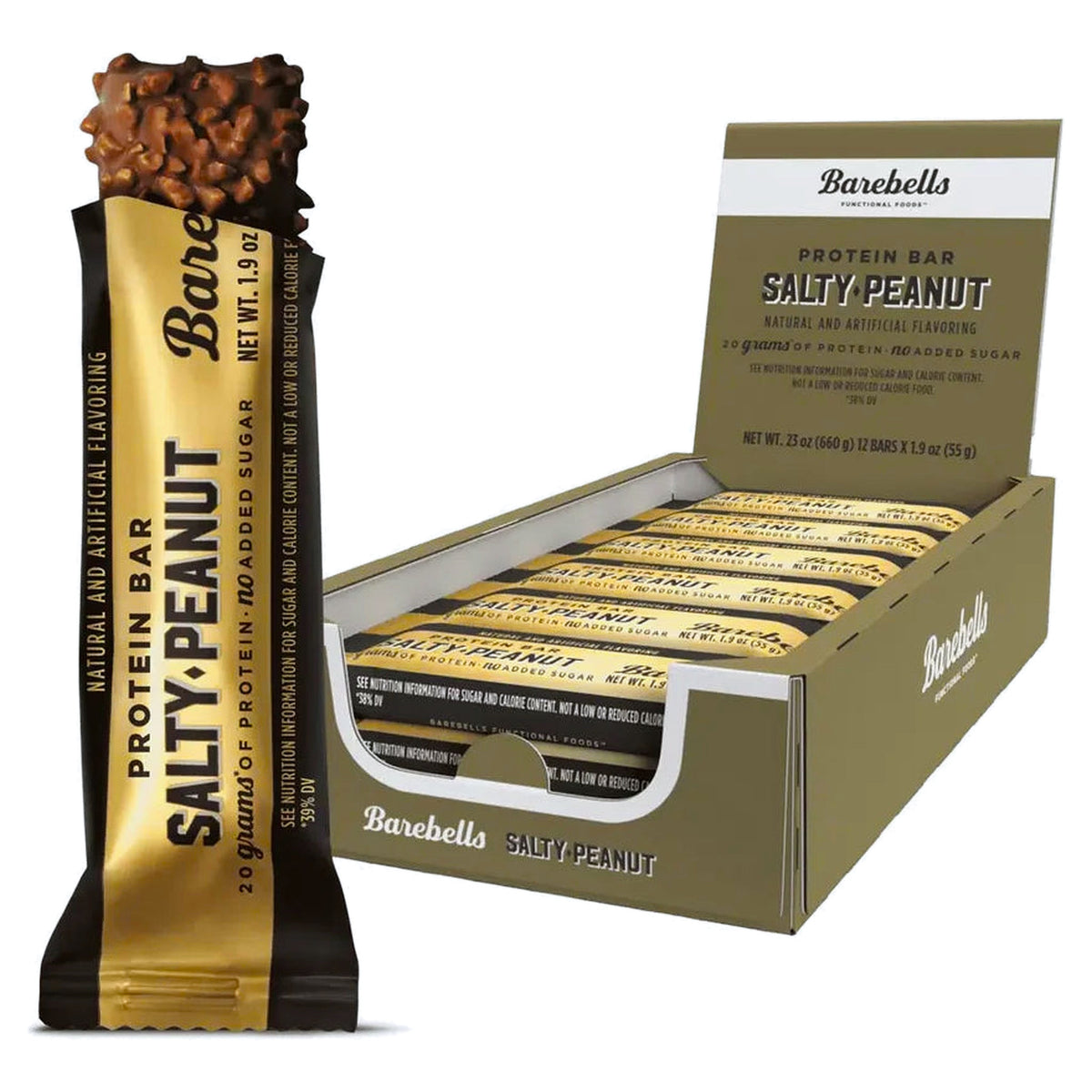 Barebells Salty Peanut Protein Bar 55G (Case of 12)
