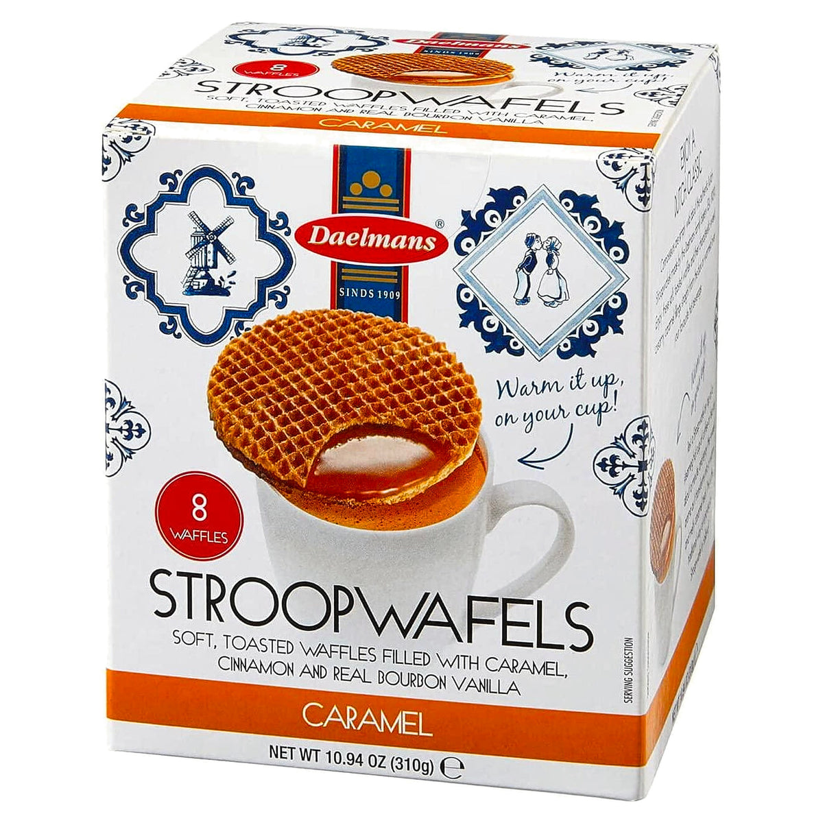 Daelmans 8 Caramel Stroopwafels Box 310G