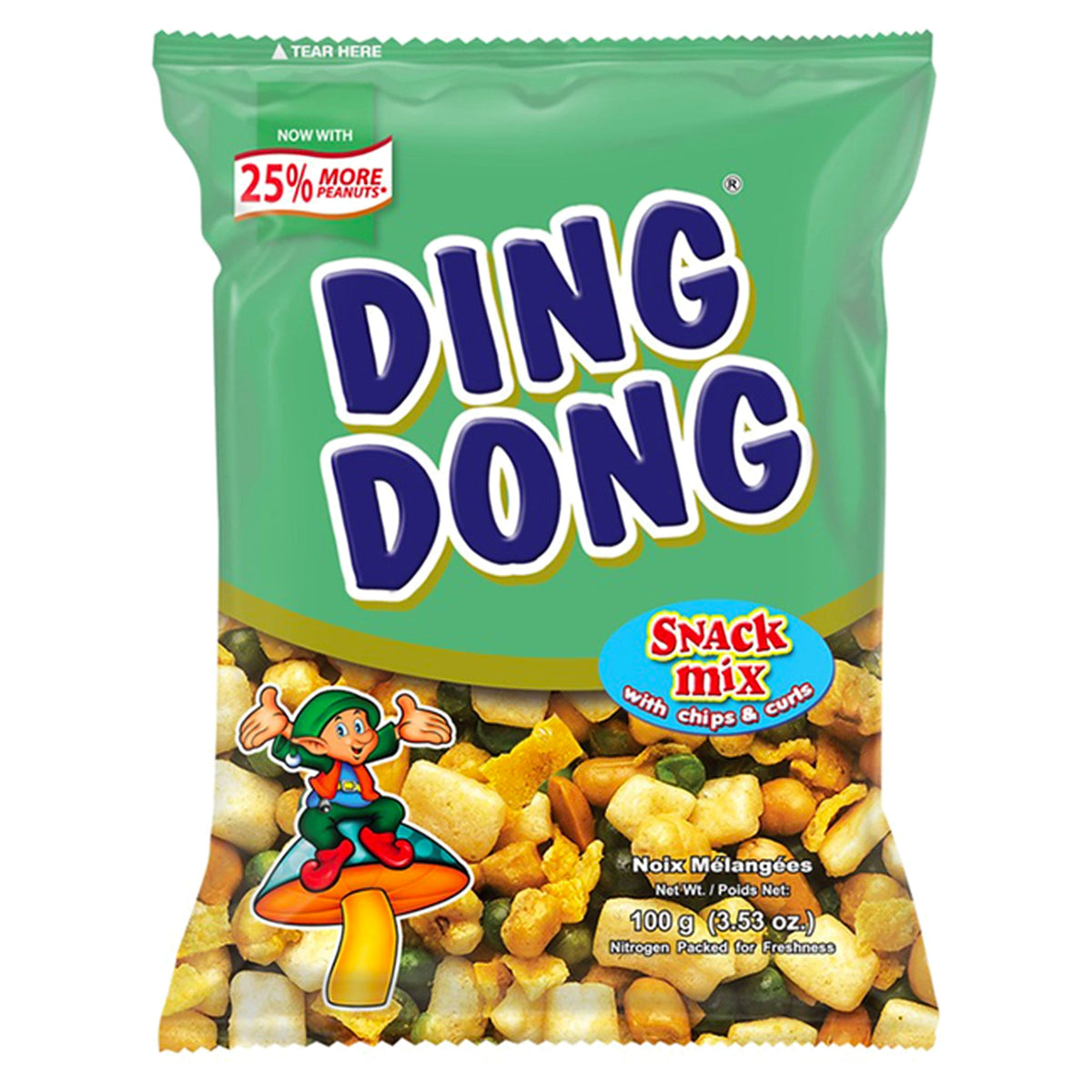 Ding Dong Snack Mix With Chips and Curls 100G