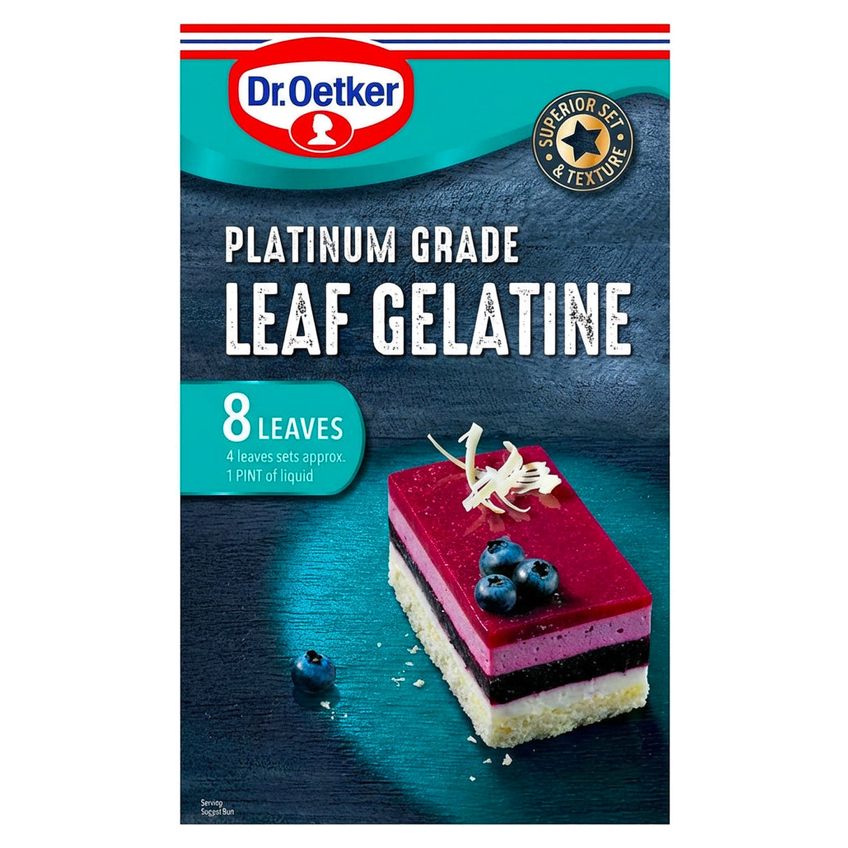 Dr Oetker Gelatine Leaf - Platinum 13G