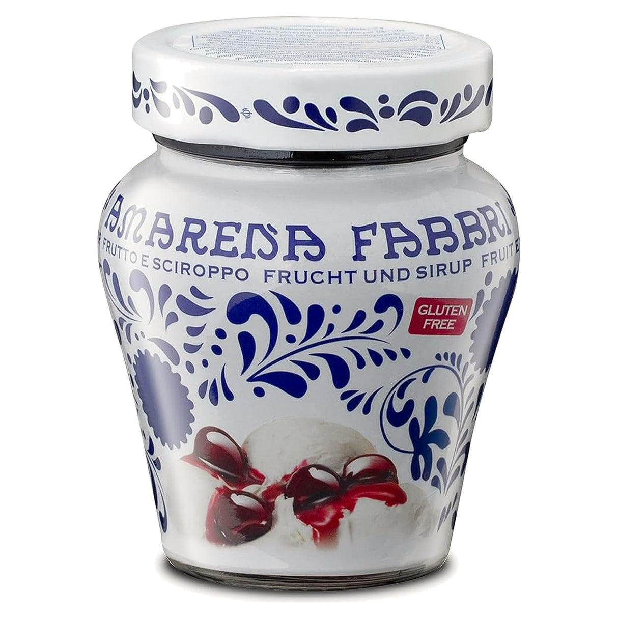 Fabbri Amarena Demi-Glace Cherries & Syrup Jar 230G