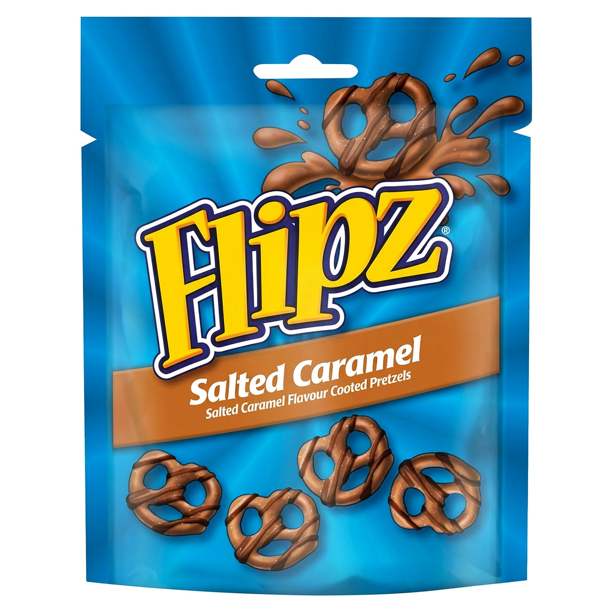 Flipz Salted Caramel Pretzels 90G