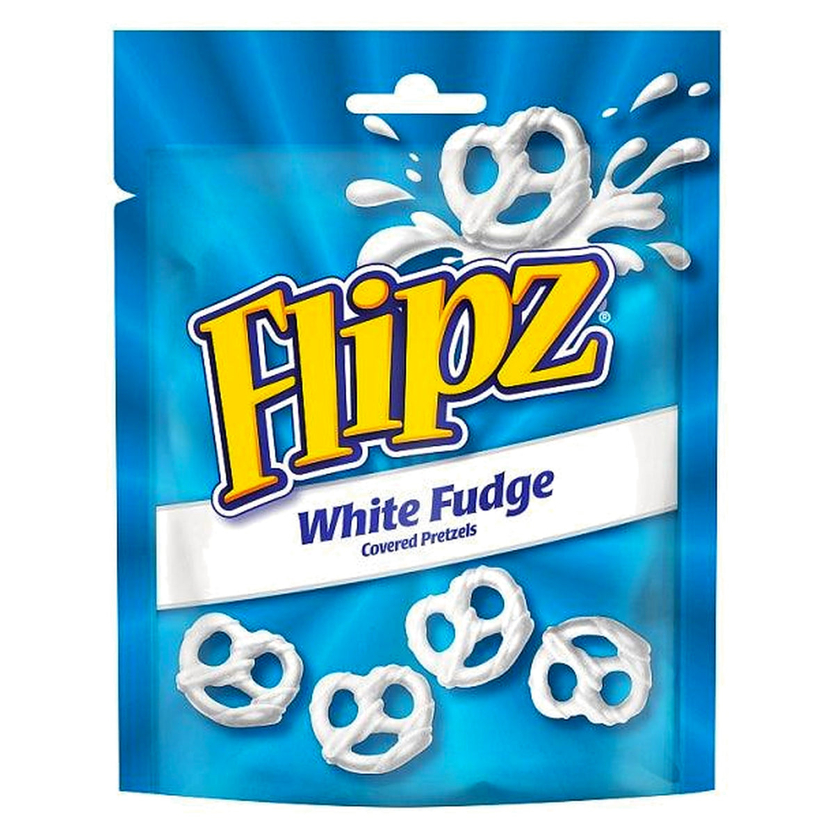 Flipz White Fudge Covered Pretzels 90G