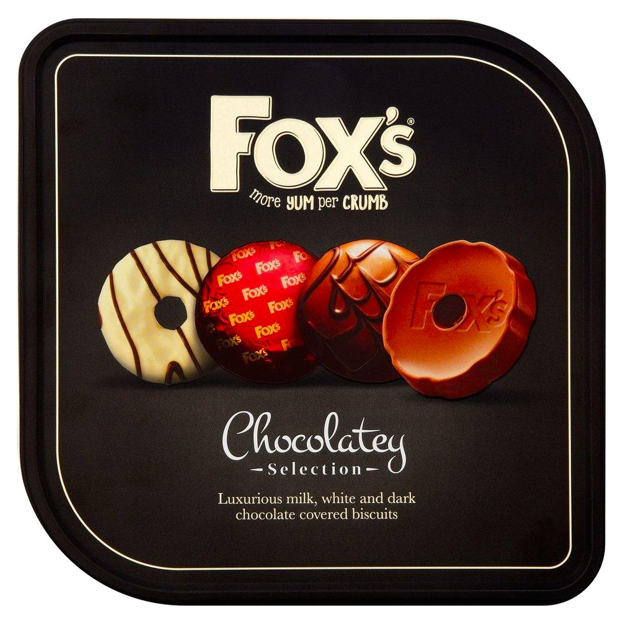 Foxs Chocolatey Biscuit Tin 365G