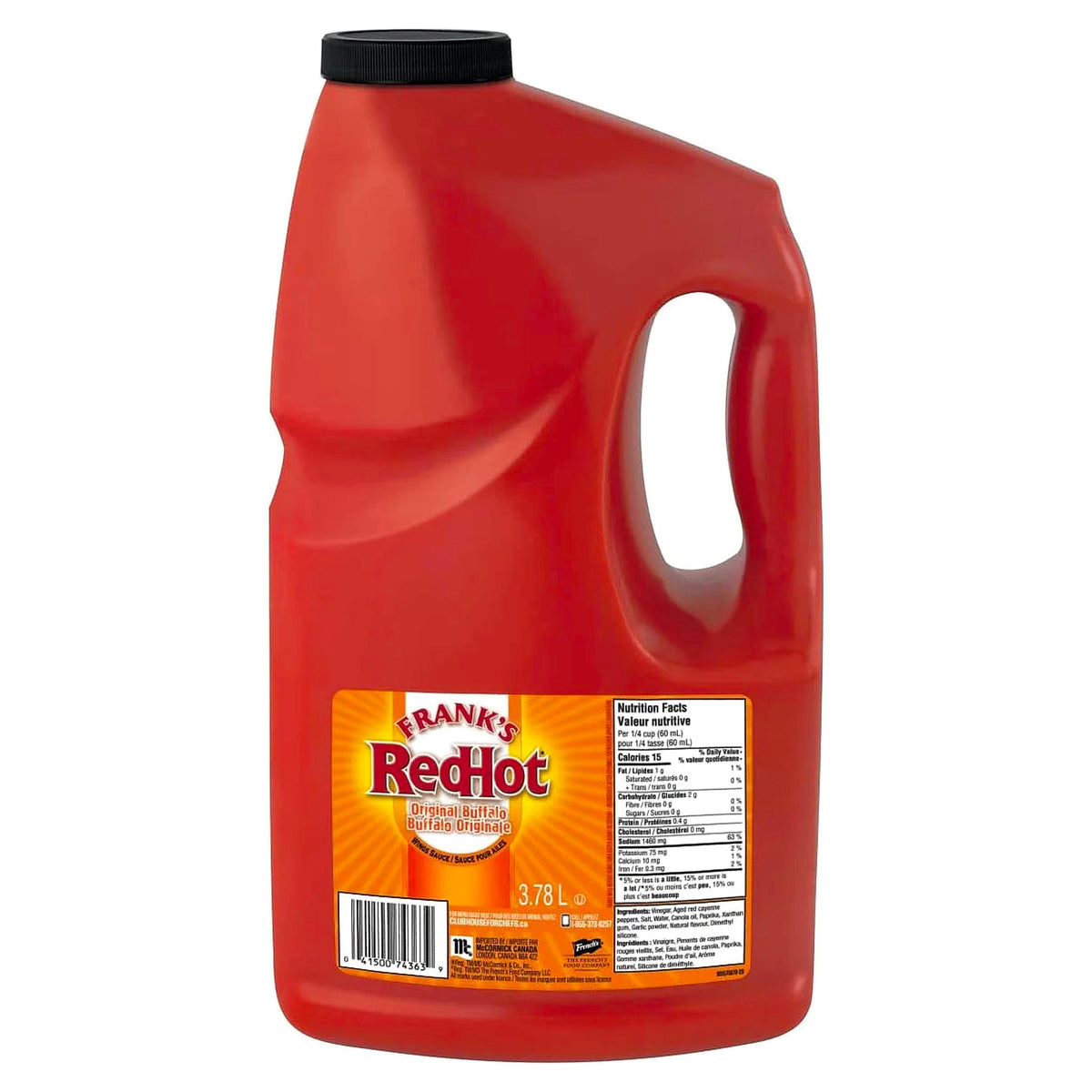Frank's Red Hot Original Buffalo Wings Sauce 3.78L