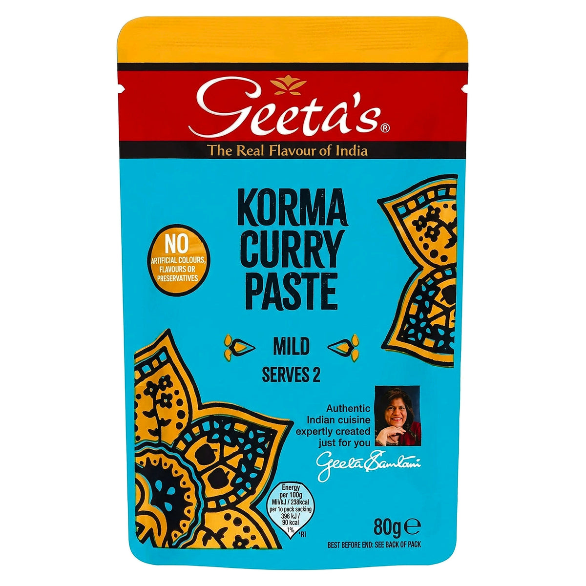 Geeta's Korma Curry Paste Mild 80G