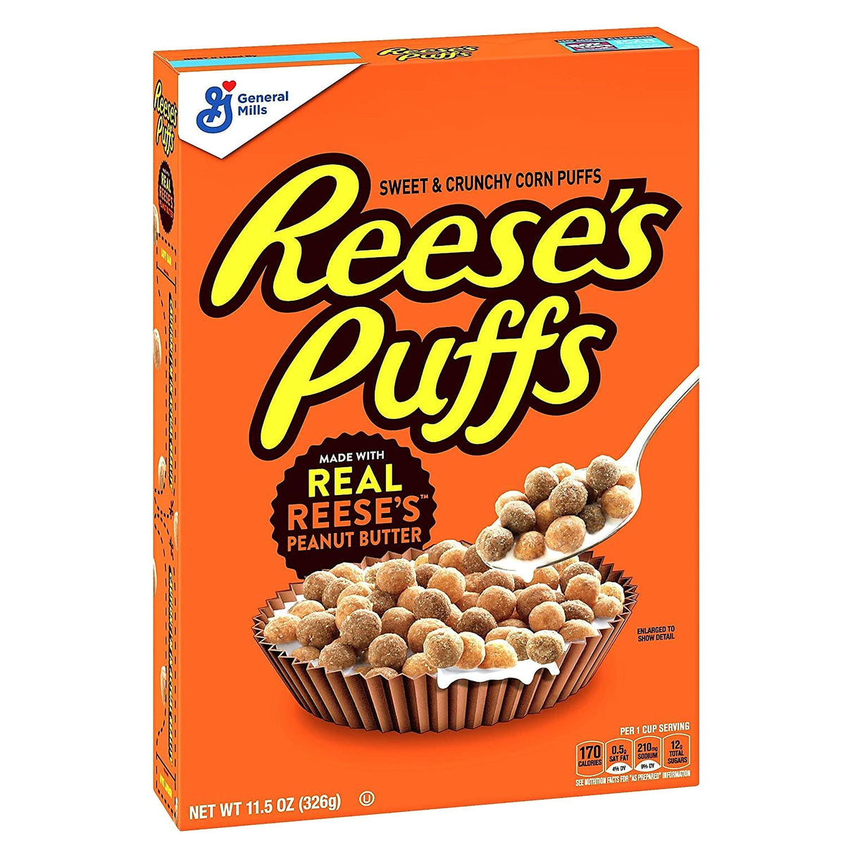 General Mills Reese's Peanut Butter Puff 11.5Oz