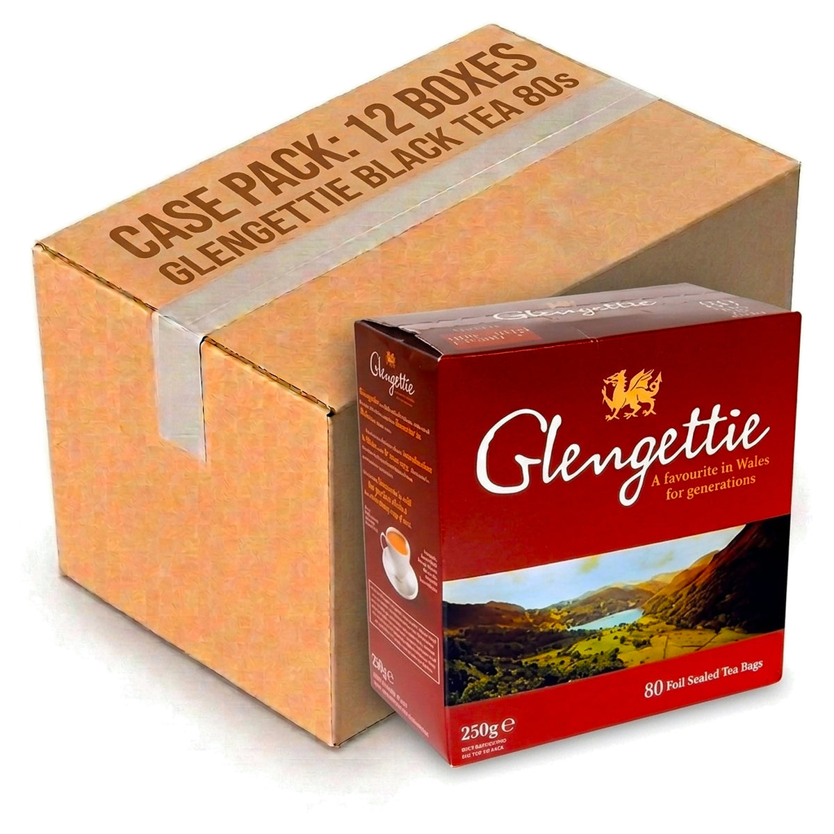 Glengettie Black Tea 80s (Case of 12)