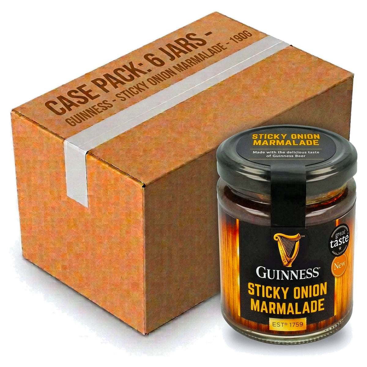 Guinness Sticky Onion Marmalade 190G (Case of 6)