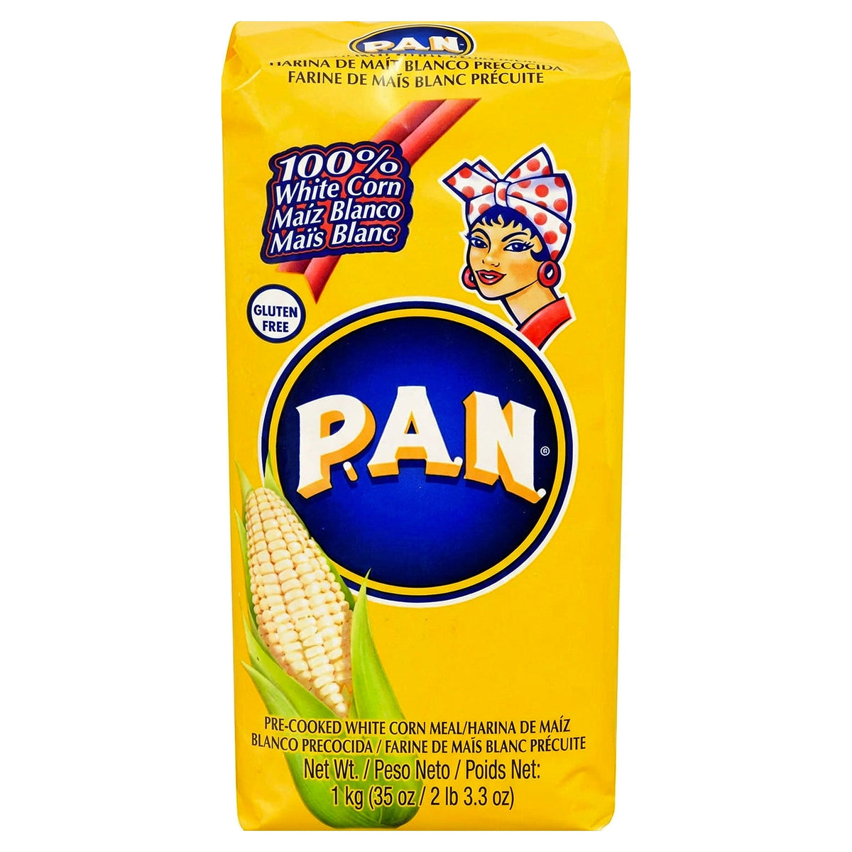 P.A.N White Maize Meal 1KG (2lbs)