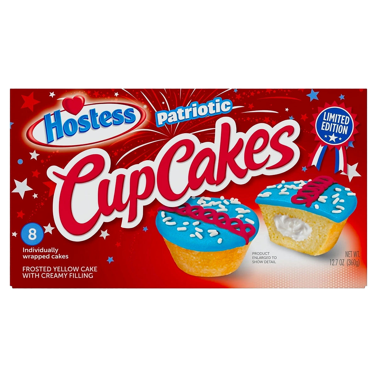 Hostess Limited Edition Patriotic Cupcakes 12.7oz