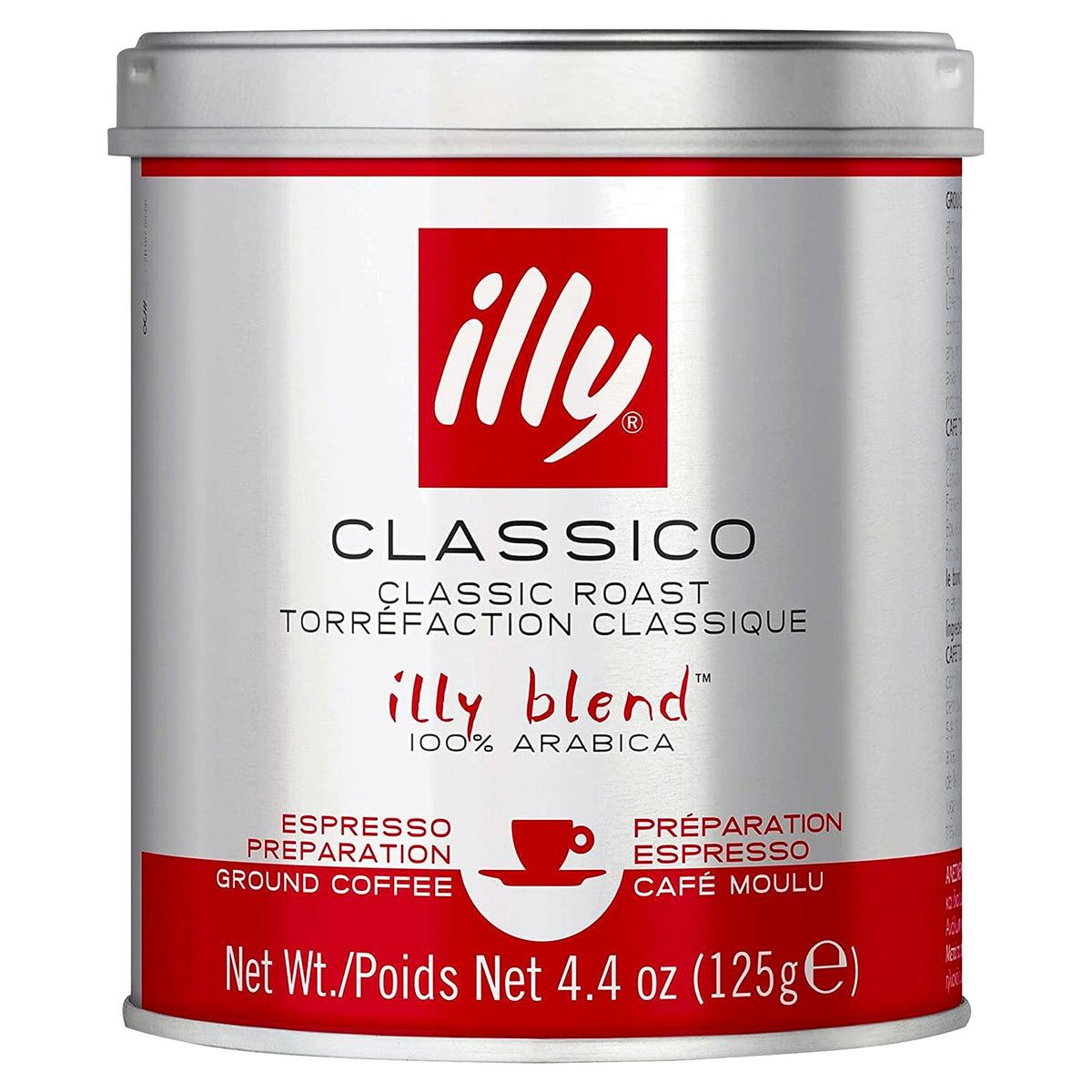 Illy Classico Espresso Ground Coffee 125G