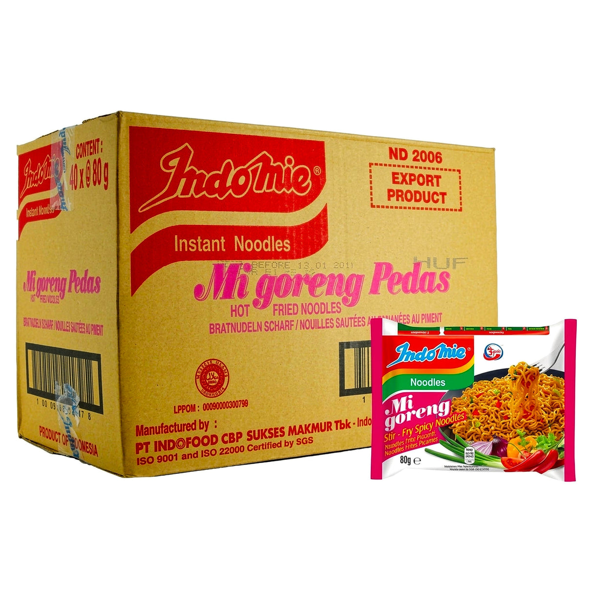 Indomie Mi Goreng Hot & Spicy 80G (Case 40)