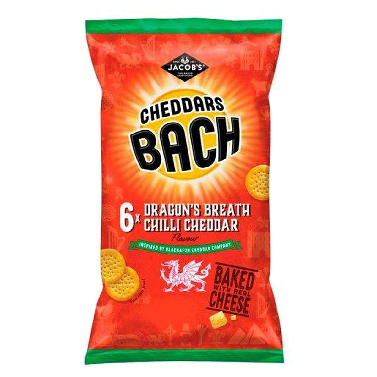 Jacobs Mini Dragon'S Breath Chilli Cheese 6Pk