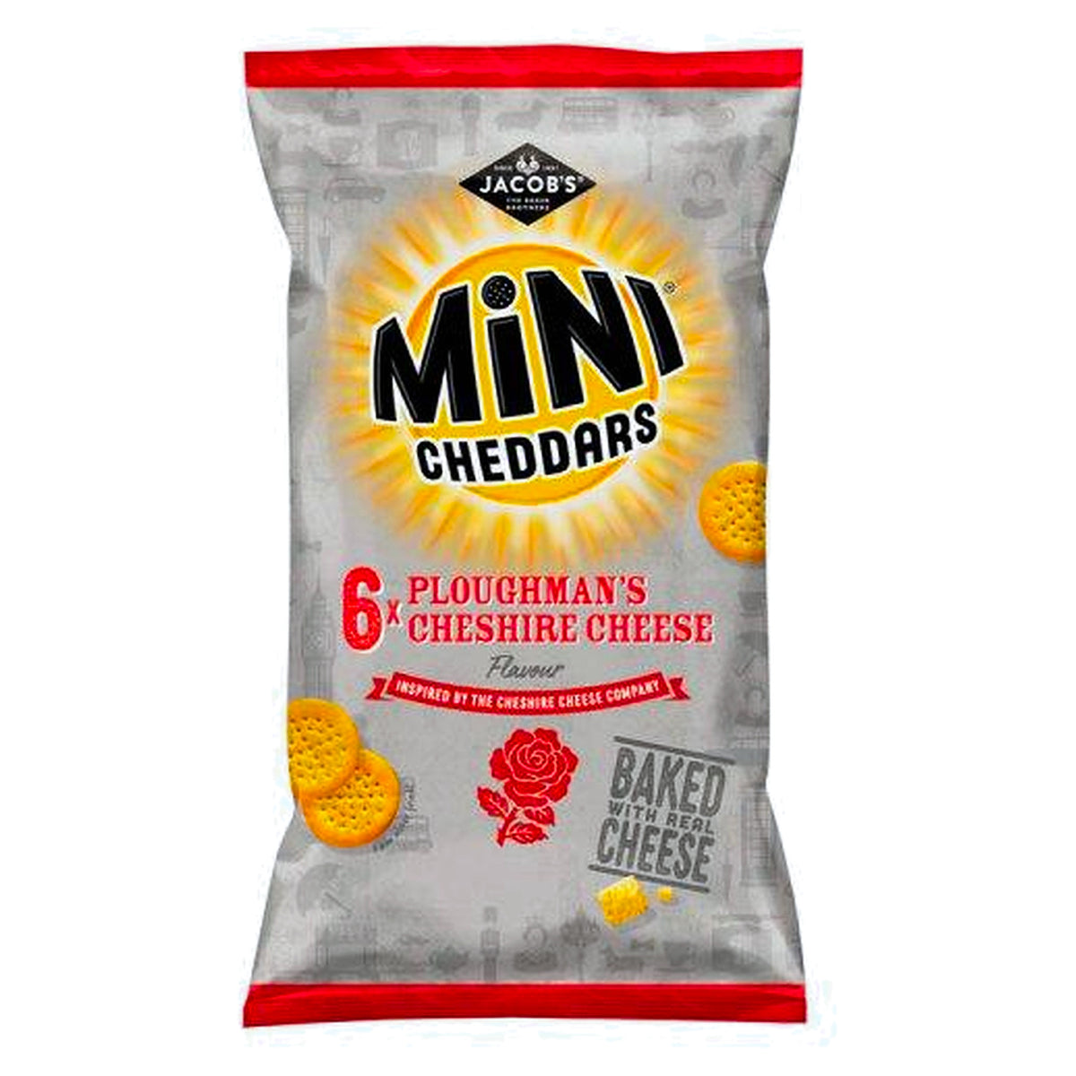 Jacobs Mini Ploughmans Cheshire Cheese 6Pk