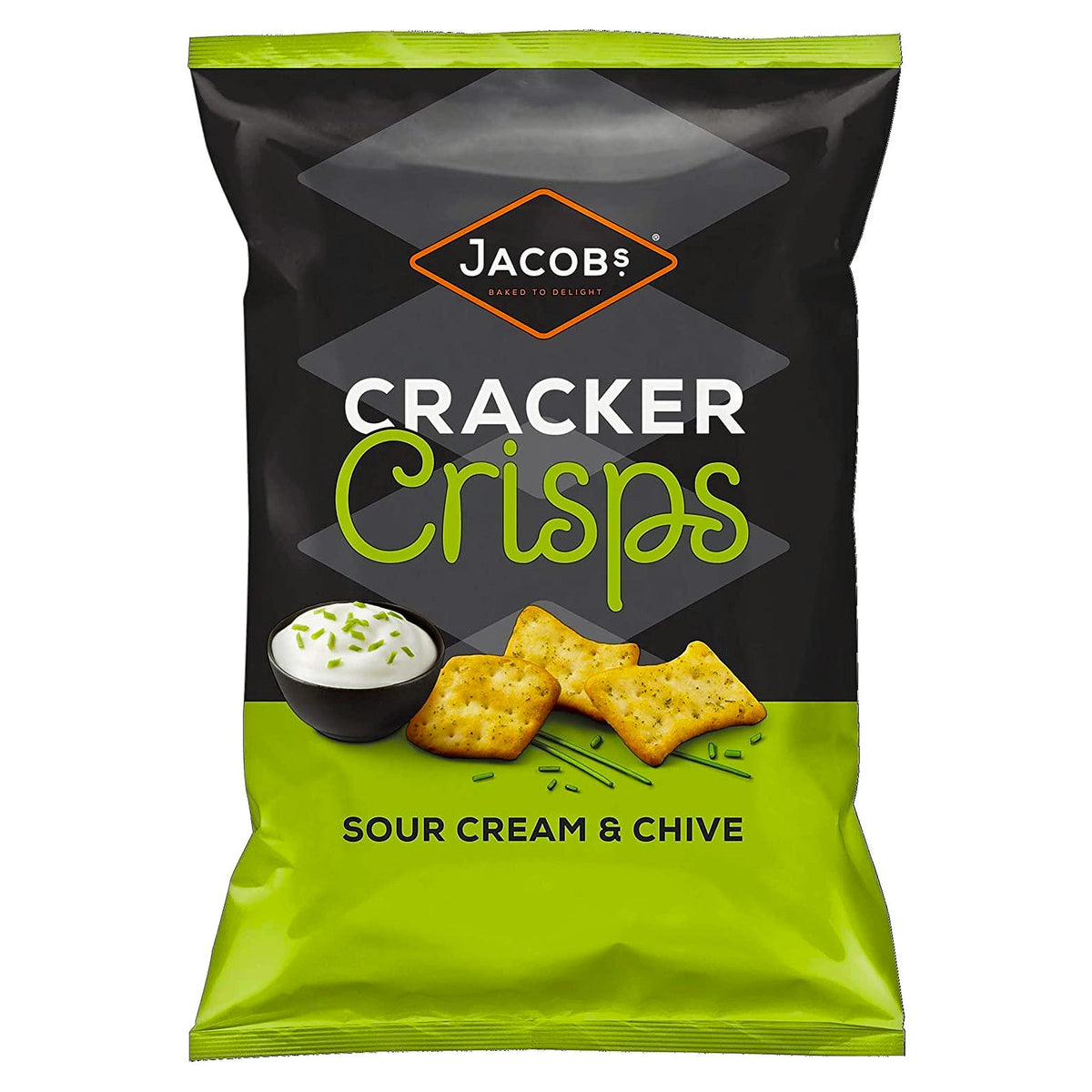 Jacobs Sour Cream & Chive Cracker Crisps 150G