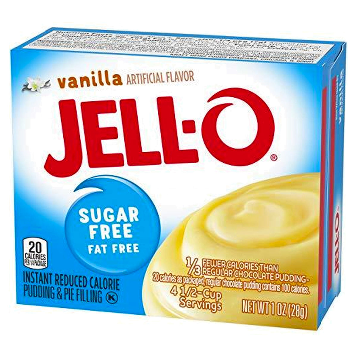 Jell-O Sugar Free Vanilla Pudding 1Oz (28G)