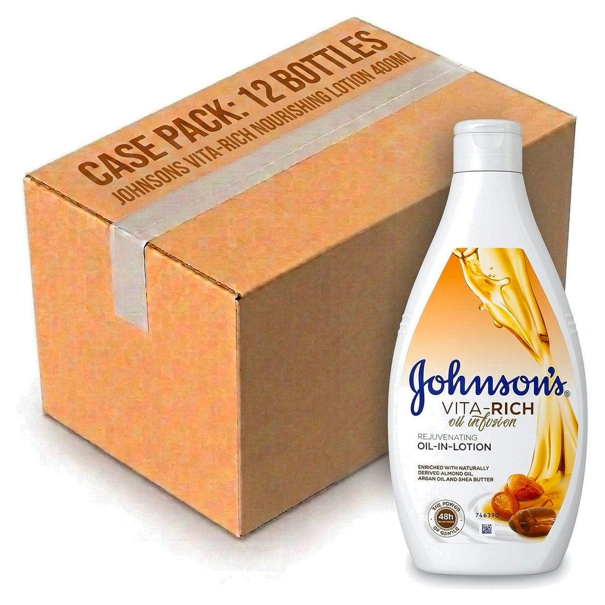 Johnsons Vita-Rich Nourishing Lotion 400ML (Case of 12)
