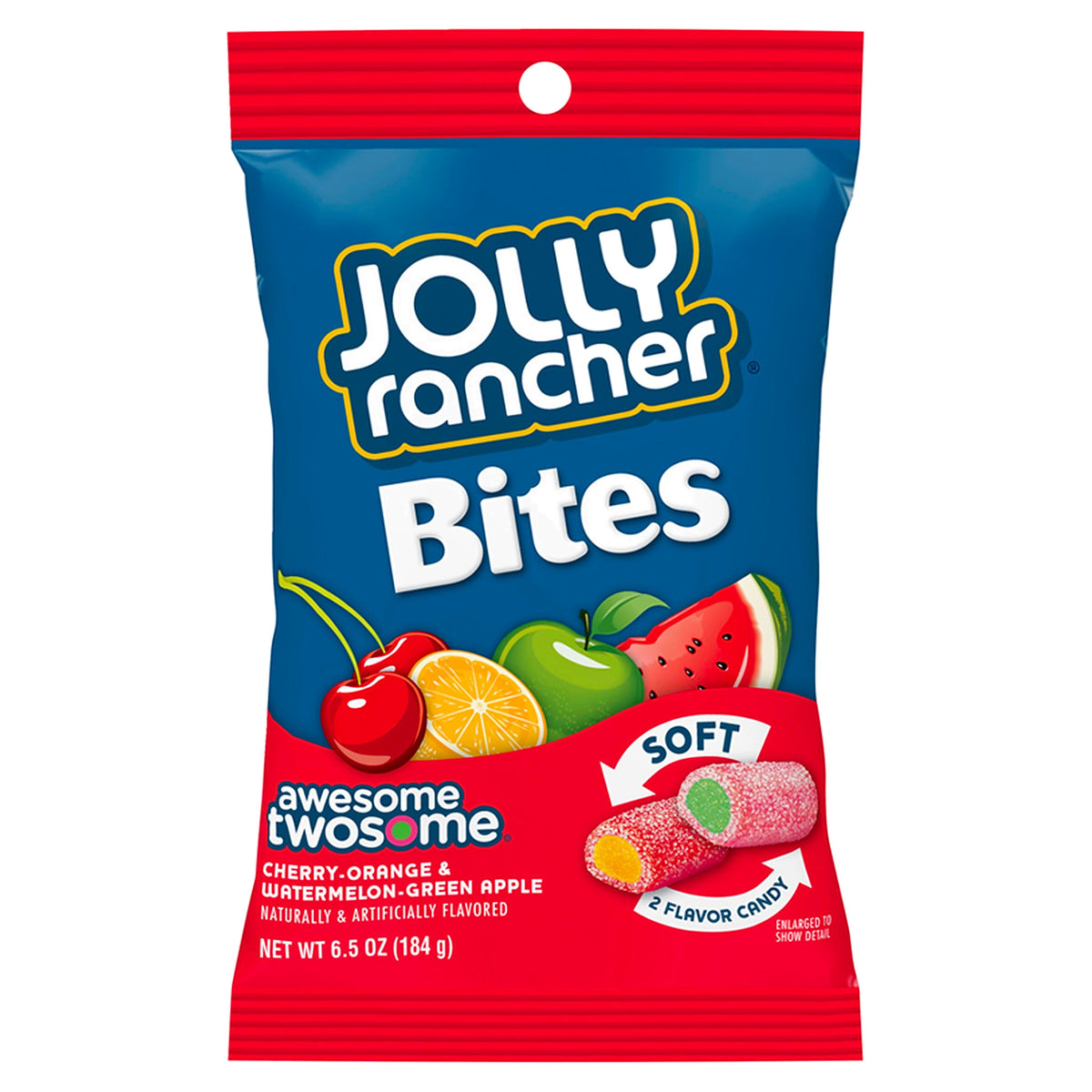 Jolly Rancher Peg Bag Awesome Twosome 6.5Oz