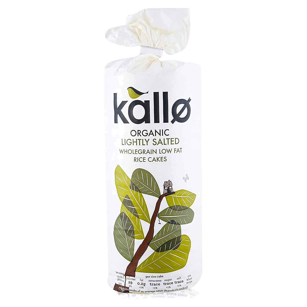 Kallo Organic Rice Cakes Lightly Salted 130G