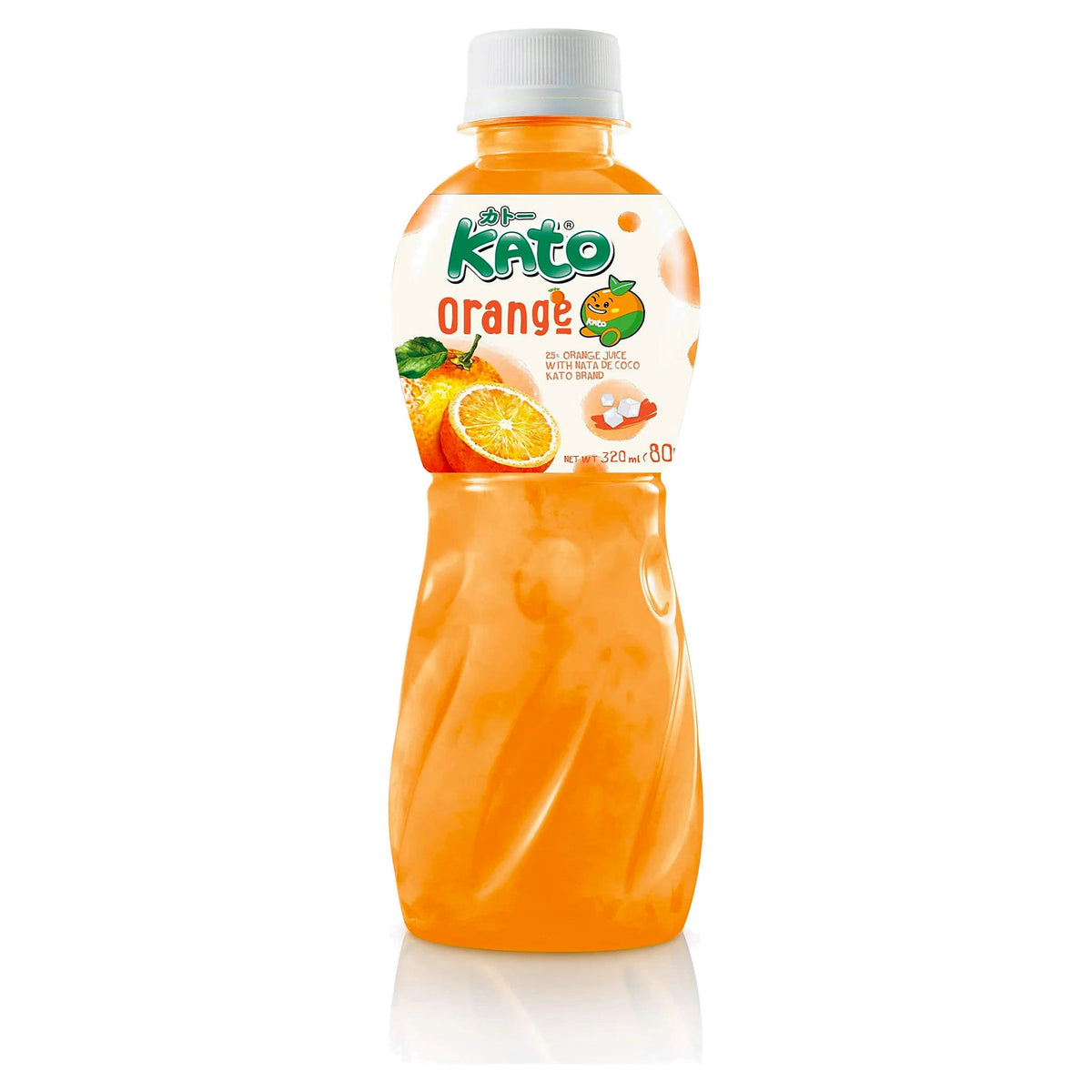 Kato Nata De Coco Orange Juice 320ml **Expiry Nov 2024**
