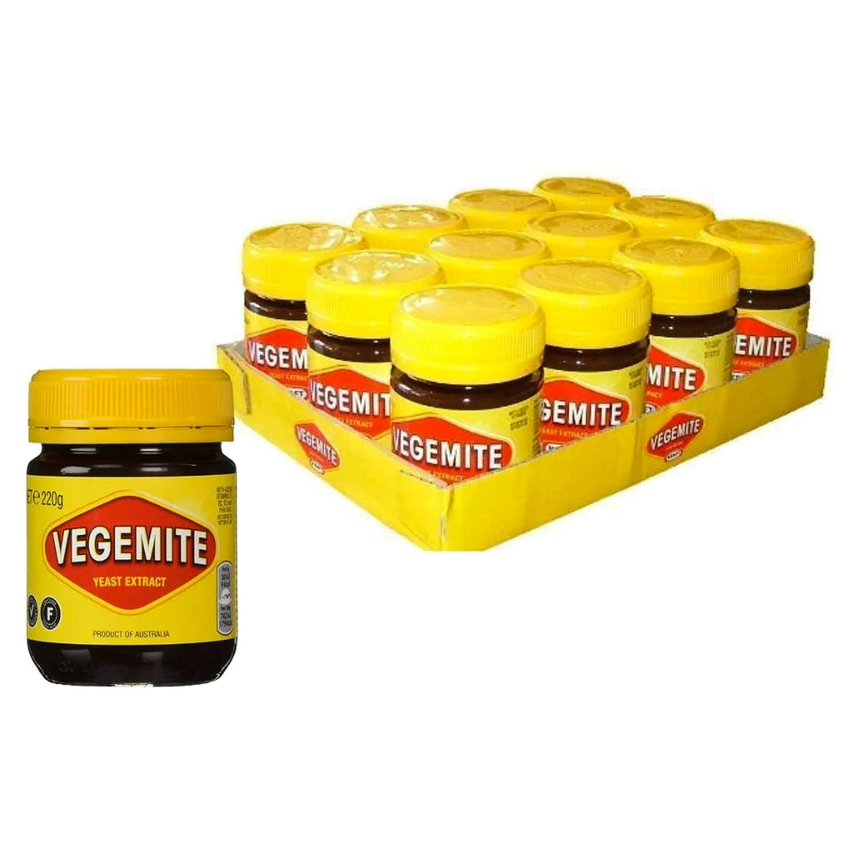Kraft Vegemite 220G (Case of 12)