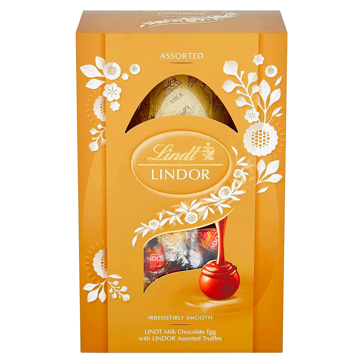 Lindt Milk Chocolate Easter Egg With Lindor Assorted Truffles 260G