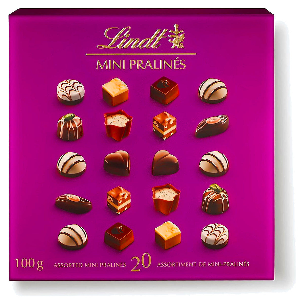 Lindt Mini Pralines Pink 100G